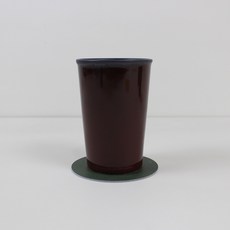 月鹽黑色雙色啤酒杯 葡萄酒, 1個