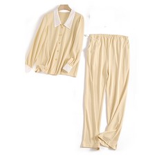 Minsung Company 孕婦翻領睡衣上下套裝