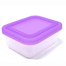 Ondiz 矽膠糖果色密封容器 紫色 中型, 1入, 1個