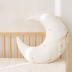 lolbaby 嬰兒絎縫月亮抱枕, 雛菊