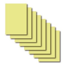 Wonjin 彩色硬紙板 1mm 淺黃色, 8個, 540x780mm