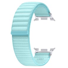 SAMSUNG 三星 Galaxy Watch 織物錶帶 腕帶 纖薄 S / M, 1個, 薄荷綠=(ET-SVL32SMEGKR)
