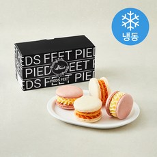 삐에드핏 뚱카롱 1 프린세스치즈 2개입 + 티라미스 2개입 세트 134g (냉동), 1세트