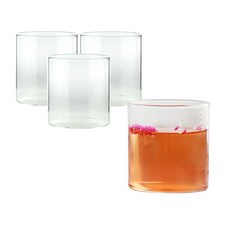 SAMHO GLASS 耐熱玻璃杯 350ml glass tumbler4, 單色, 4個