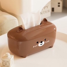 Mirnoa 可愛動物造型擺飾面紙盒 MMM3414, 小熊, 1個