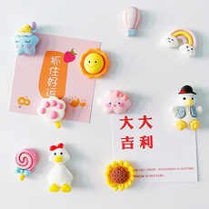 Soul Rich 可愛俏皮冰箱磁鐵10件組, 混合顏色