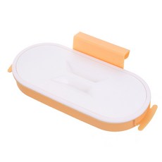 便攜式露營用多功能垃圾袋掛架, 橘色, 1個