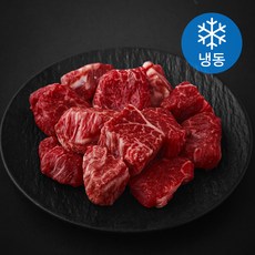 한우맘 한우 안심 큐브 1등급 스테이크용 (냉동), 1개, 200g
