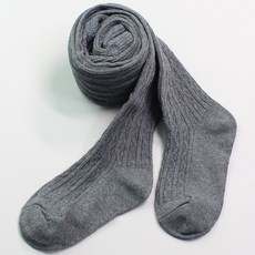 Sulrebal 兒童款 Modebebe 日常簡約麻花連腳褲襪