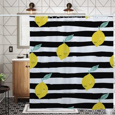 北歐簡約浴室浴簾 款式2 165 x 180 cm L27, 1個