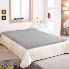 베드넷퍼니쳐 9존 에어폼 매트리스 + 극세사커버, 그레이, 7cm