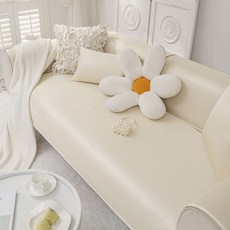 G&Y 冰絲素色透氣防滑沙發墊