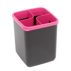 Tupperware 廚房方形工具架, 黑+紅