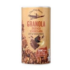 OneDayMore 3重巧克力格蘭諾拉麥片, 1罐, 400g