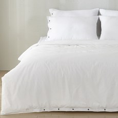 LISSOY 棉質Blanco被套, 白色