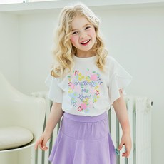 andiapple 女童款 NEW 可愛花朵T恤