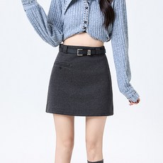 Awesomeful 女款克羅德拉A字附腰帶裙 L26SPSK122212