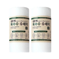 ECOL GREEN 洗碗用清潔紙 50入, 白色的, 2捲, 50件