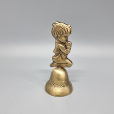 Intodeco 清脆聲響 祈禱手搖鈴, 黃銅