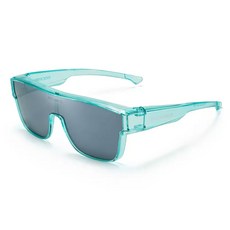 ROCKBROS 洛克兄弟 運動偏光護目鏡和太陽眼鏡 SP304 戴在眼鏡上, 薄荷綠 灰色