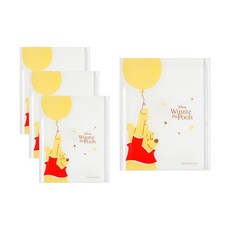 kumhong 迪士尼 puklear zip 文件, 白色的, 4個