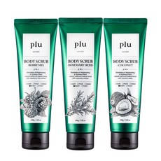 Fleur Original Body Scrub Berry Mix 200g + 迷迭香香草 200g + 椰子 200g 套組, 1組