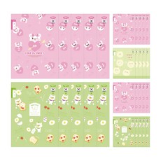 PENPIA 600 小學筆記本 3-6 女生日記, 隨機發貨, 30個