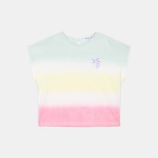NEPA KIDS 女童透氣彩色短版T恤