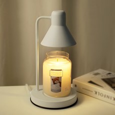 The Sweet Mono 融蠟燈 + Yankee Candle 大蠟燭 + 燈泡 2入組, 柔軟毛毯, 白色