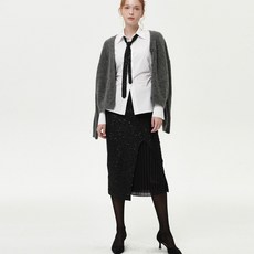 오앨 SEQUIN PLEATED LINING 스커트