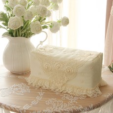 ANDCOTTON 皇家夏蒙面紙盒, 象牙白