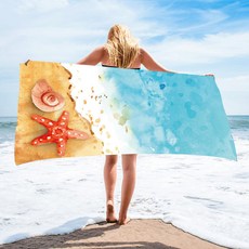 언헤브 피크닉 비치타월 150 x 75 cm, 04 해변, 1개