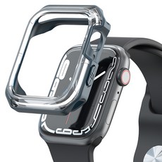 MOLAN CANO Apple Watch 兼容水晶防護殼, 深灰色