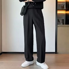 Man in Mode 男士打褶寬版西裝褲 D0004