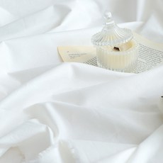 DAYMADE 棉 90/70 40支紗 平織布料, 白色