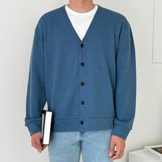 JHSTYLE 男款羅紋基本V領開襟衫 YWROK567