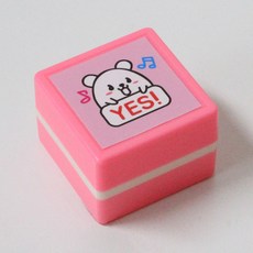 쁘띠팬시 만년스탬프 YSE 쿠룸이ver PD21, 레드, 1개