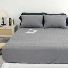 스코홈 순면 해피시리즈 누빔 매트리스커버