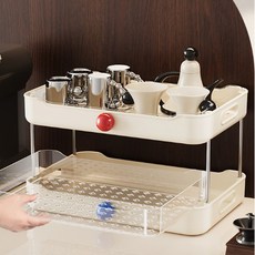 廚房收納多用途層架, 1個, 米色