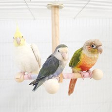 파스텔 원목 스윙 그네, 혼합색상, 1개