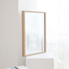 WOOD REPUBLIC 臥室化妝臺壁鏡 中型 600 x 400 mm, 橡木