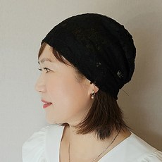 JJNINE 女性花朵蕾絲網紗頭巾 GSS003