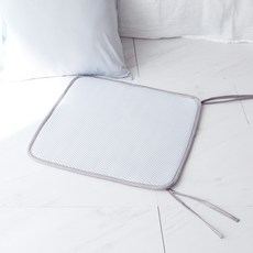 La Pomme 3D網眼涼感坐墊, 冰川灰