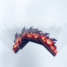 파티클럽 할로윈 OPP 접착 봉투 중(13 x 13 cm) 8p, 20개