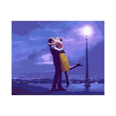 Play about 樂來越愛你 DIY 數字油畫組 40 x 50 cm, 混合色, 1個