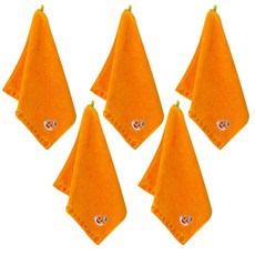 CLAUMAN 碰碰狐 鯊魚寶寶 海洋擦手巾, 奶奶鯊 橘色, 5個