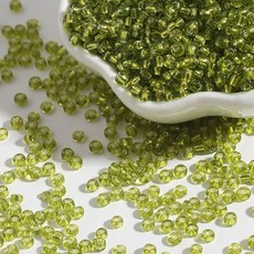 Allode 透明簡約多色DIY串珠 2mm 1000顆, 15 淺綠色, 2個