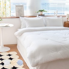 yesbedding 台灣製造 高密度 舒比馬棉 100支 莫代爾 柔軟 換季/夏季 飯店薄被, 白色