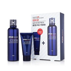 IPKN MAN 活力護膚多效合一精華乳2件套組 鬍後鎮定肌膚 調節皮脂及毛孔護理, 1組