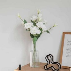 COCODOR 珂珂朵爾 仿真洋桔梗 70cm, 白色